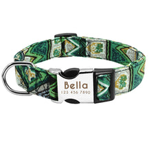 Load image into Gallery viewer, Dog Collar Nylon Pet Dog Tag Collar Adjustable Engraved Puppy Cat Nameplate ID Collars For Small Large Dogs Itdinos
