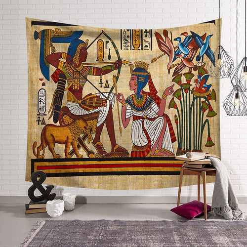 Abstract Art Tapestry Egypt Style Itdinos