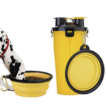 Load image into Gallery viewer, Safety Pet Travel Drink Water Bottle Foldable Dog Feed Bowl Cup Outdoor Travel Dog Feeder Cup Itdinos
