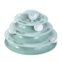 Load image into Gallery viewer, Cats Toys Turntable Balls 4 Layers Play Track Plate Cat Accessories Interactive Toy Indoor Pet Supplies For Cats Kitten Teasers Itdinos
