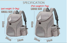 Load image into Gallery viewer, Portable Mesh Dog Bag Itdinos
