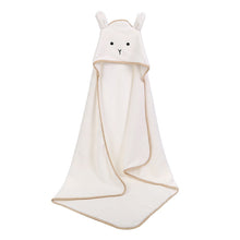 Lade das Bild in den Galerie-Viewer, Baby Poncho Bath Towel Bebe Toalla Velvet 90*90cm Fleece Hood Infant Towels Blanket Newborn Baby Hooded Towel Infant Babies Spa Itdinos
