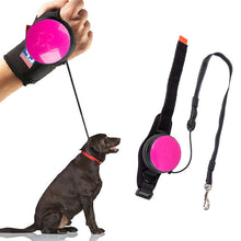 Load image into Gallery viewer, Handsfree Wrist Retractable Dog Leash Pet Traction Rope Adjustable 3M Terrier Leash Belt Wrist Strap Running Jogging Dog Product Itdinos
