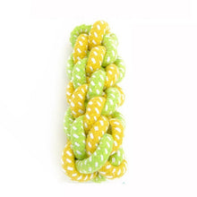 Lade das Bild in den Galerie-Viewer, 1PC Pet Supply Dog Toys Dogs Chew Teeth Clean Outdoor Training Fun Playing Green Rope Ball Toy For Large Small Dog Cat Itdinos
