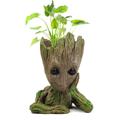 Flower Pot Baby Groot Flowerpot Planter Action Figures Tree Man Model Toy For Kids Pen Holder Creative Garden Flower Planter Pot Itdinos