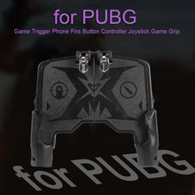 Lade das Bild in den Galerie-Viewer, K21 PUBG Mobile Gamepad L1R1 Spiel Controller Vier Finger Ergonomischer Griff Metall Trigger Joystick für iOS Android Telefon
