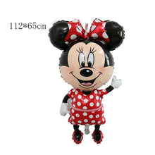 Lade das Bild in den Galerie-Viewer, 112cm Giant Mickey Minnie Mouse Balloon Cartoon Foil Birthday Party Balloon children Birthday Party Decorations kids Gift Itdinos
