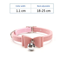 Load image into Gallery viewer, Cat Collar With Bell Collar For Cats Kitten Puppy Leash Collars For Cats Dog Chihuahua Pet Cat Collars Leashes Lead Pet Supplies Itdinos
