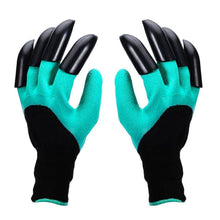 Lade das Bild in den Galerie-Viewer, 4/8 Hand Claw ABS Plastic Garden Rubber Gloves Gardening Digging Planting Durable Waterproof Work Glove Outdoor Gadgets 2 Style Itdinos
