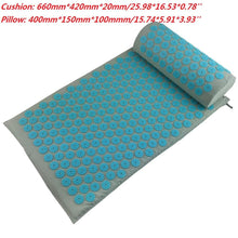 Lade das Bild in den Galerie-Viewer, Massager Cushion Massage Yoga Mat Acupressure Relieve Stress Back Body Pain Spike Mat Acupuncture Massage Yoga Mat with Pillow Itdinos
