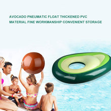 Lade das Bild in den Galerie-Viewer, Avocado Inflatable Float Pool circle Swimming Ring Pool Party Adult Swim Circle Inflatable Pool Float Bed ball Toy Beach piscina Itdinos
