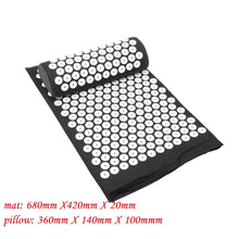 Lade das Bild in den Galerie-Viewer, Massager Cushion Massage Yoga Mat Acupressure Relieve Stress Back Body Pain Spike Mat Acupuncture Massage Yoga Mat with Pillow Itdinos
