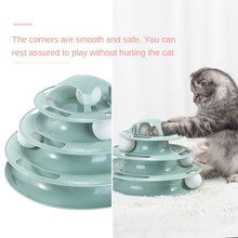 Load image into Gallery viewer, Cats Toys Turntable Balls 4 Layers Play Track Plate Cat Accessories Interactive Toy Indoor Pet Supplies For Cats Kitten Teasers Itdinos
