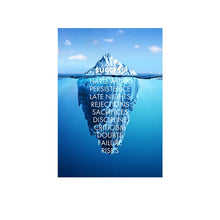 Lade das Bild in den Galerie-Viewer, Wall Art Canvas Painting Motivational Poster Success Quotes Ice Mountain Reflection Print Nordic Room Home Decoration Picture Itdinos
