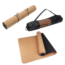 Lade das Bild in den Galerie-Viewer, 183X68cm Natural Cork Yoga Mat Itdinos
