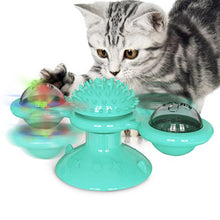 Load image into Gallery viewer, Pet Toys Cat Top Interactive Puzzle Training Turntable Windmill Ball Whirling Toys For Cats Kitten Play Game Cat Supplies Itdinos
