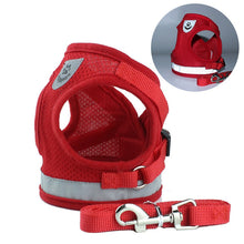 Load image into Gallery viewer, Reflective Safety Pet Dog Harness and Leash Set for Small Medium Dogs Cat Harnesses Vest Puppy Chest Strap Pug Chihuahua Bulldog Itdinos

