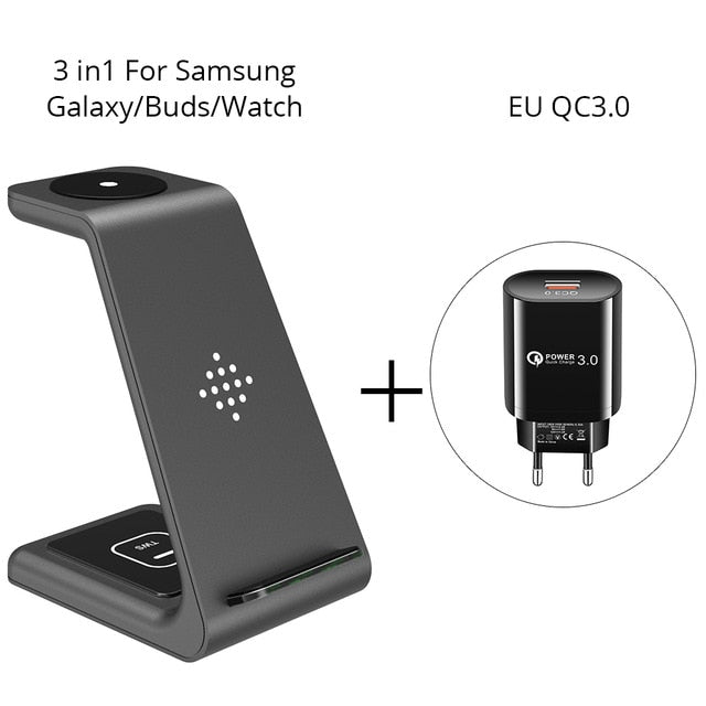 3 in1 Wireless Charger Stand for iPhone Itdinos