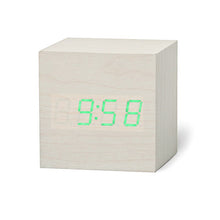 Lade das Bild in den Galerie-Viewer, New Qualified Digital Wooden LED Alarm Clock Wood Retro Glow Clock Desktop Table Decor Voice Control Snooze Function Desk Tools Itdinos
