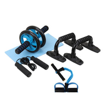 Lade das Bild in den Galerie-Viewer, Muscle Exercise Equipment Abdominal Press Wheel Roller Home Fitness Equipment Gym Roller Trainer with Push UP Bar Jump Rope Itdinos
