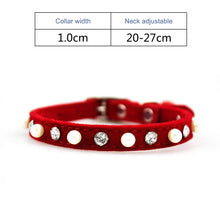 Load image into Gallery viewer, Cat Collar With Bell Collar For Cats Kitten Puppy Leash Collars For Cats Dog Chihuahua Pet Cat Collars Leashes Lead Pet Supplies Itdinos
