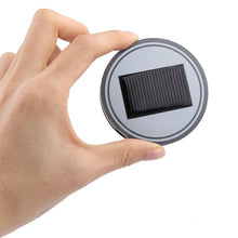 Lade das Bild in den Galerie-Viewer, Universal Car Styling Solar Power Energy Blue LED Car Interior Decoration Light Cup Coaster Mat Non Slip Pad Car Accessories ITDinos®
