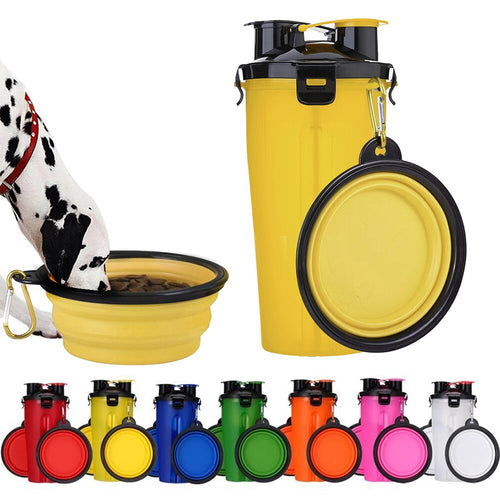 Safety Pet Travel Drink Water Bottle Foldable Dog Feed Bowl Cup Outdoor Travel Dog Feeder Cup Itdinos