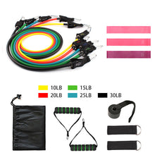 Lade das Bild in den Galerie-Viewer, Fitness Resistance Band Tubes Gym Muscle Stretch Training Yoga Pull Rope Home Pilates Relax Exercise Rubber Tensile Expander Itdinos
