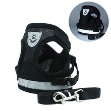 Load image into Gallery viewer, Reflective Safety Pet Dog Harness and Leash Set for Small Medium Dogs Cat Harnesses Vest Puppy Chest Strap Pug Chihuahua Bulldog Itdinos
