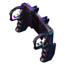 Lade das Bild in den Galerie-Viewer, K21 PUBG Mobile Gamepad L1R1 Spiel Controller Vier Finger Ergonomischer Griff Metall Trigger Joystick für iOS Android Telefon
