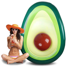 Lade das Bild in den Galerie-Viewer, Avocado Inflatable Float Pool circle Swimming Ring Pool Party Adult Swim Circle Inflatable Pool Float Bed ball Toy Beach piscina Itdinos
