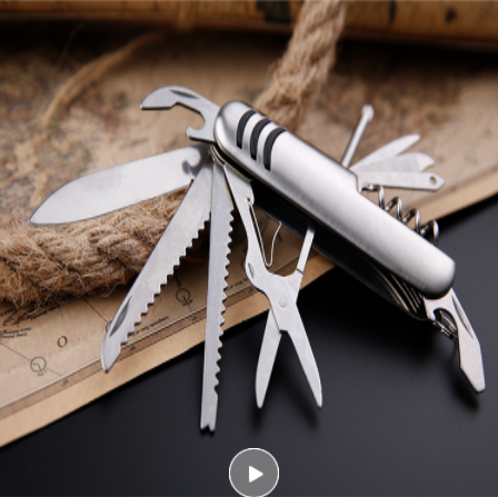 Portable 10 in one Multi-function Outdoor Folding Survival Knives Itdinos