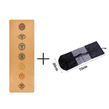 Lade das Bild in den Galerie-Viewer, 183X68cm Natural Cork Yoga Mat Itdinos
