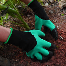 Lade das Bild in den Galerie-Viewer, 4/8 Hand Claw ABS Plastic Garden Rubber Gloves Gardening Digging Planting Durable Waterproof Work Glove Outdoor Gadgets 2 Style Itdinos
