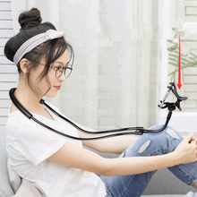Lade das Bild in den Galerie-Viewer, Flexibler Handyhalter zum Aufhängen am Hals, faule Halskette, Halterung, Bett, 360-Grad-Telefonhalter, Ständer für iPhone, Xiaomi, Huawei
