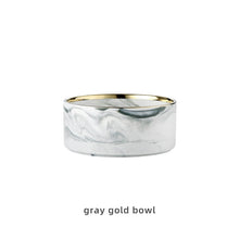 Load image into Gallery viewer, Marbling Ceramic Double Bowl For Pet Itdinos
