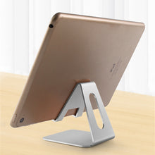 Lade das Bild in den Galerie-Viewer, Universal-Handyständer Schreibtischhalter Aluminiumlegierung Telefon Tablet Halterung für iPhone 11 SE 7 8 für iPad Pro Handyhalter
