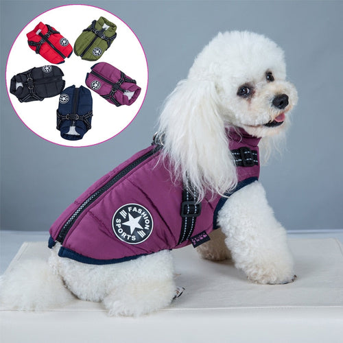 Pet Harness Vest Clothes Puppy Clothing Waterproof Dog Jacket Itdinos