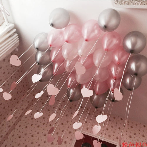 50 Pcs. Multicolor Metallic Balloons for Birthday Party, Festival Celebrations, Diwali Decoration (Assorted) Itdinos