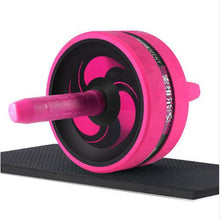 Lade das Bild in den Galerie-Viewer, New 2 in 1 Ab Roller&amp;Jump Rope No Noise Abdominal Wheel Ab Roller with Mat For Arm Waist Leg Exercise Gym Fitness Equipment Itdinos
