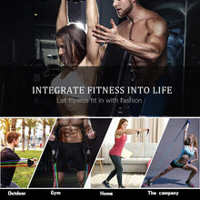 Lade das Bild in den Galerie-Viewer, Fitness Resistance Band Tubes Gym Muscle Stretch Training Yoga Pull Rope Home Pilates Relax Exercise Rubber Tensile Expander Itdinos
